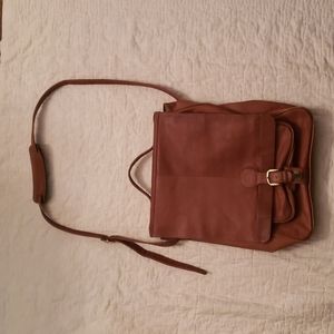 Leather crossbody bag